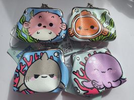 4 Geldbörse Portemonnaie Haifisch Nemo Neu