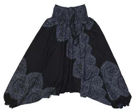 Luftige Pumphose Sarouelhose Aladinhose Festivalhose Viskose