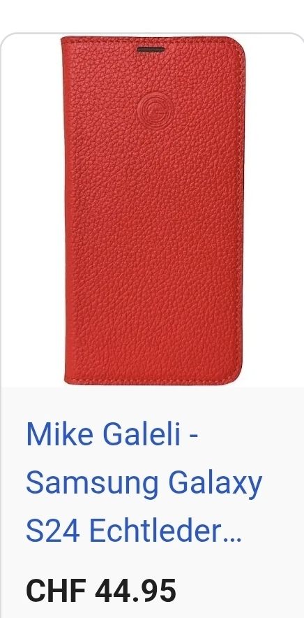 Samsung Cover & Protezioni schermo: Handyhülle Leder Samsung S25 – Nuovo e nell'imballaggio originale da Horgen venduto da Rosenkuul 1