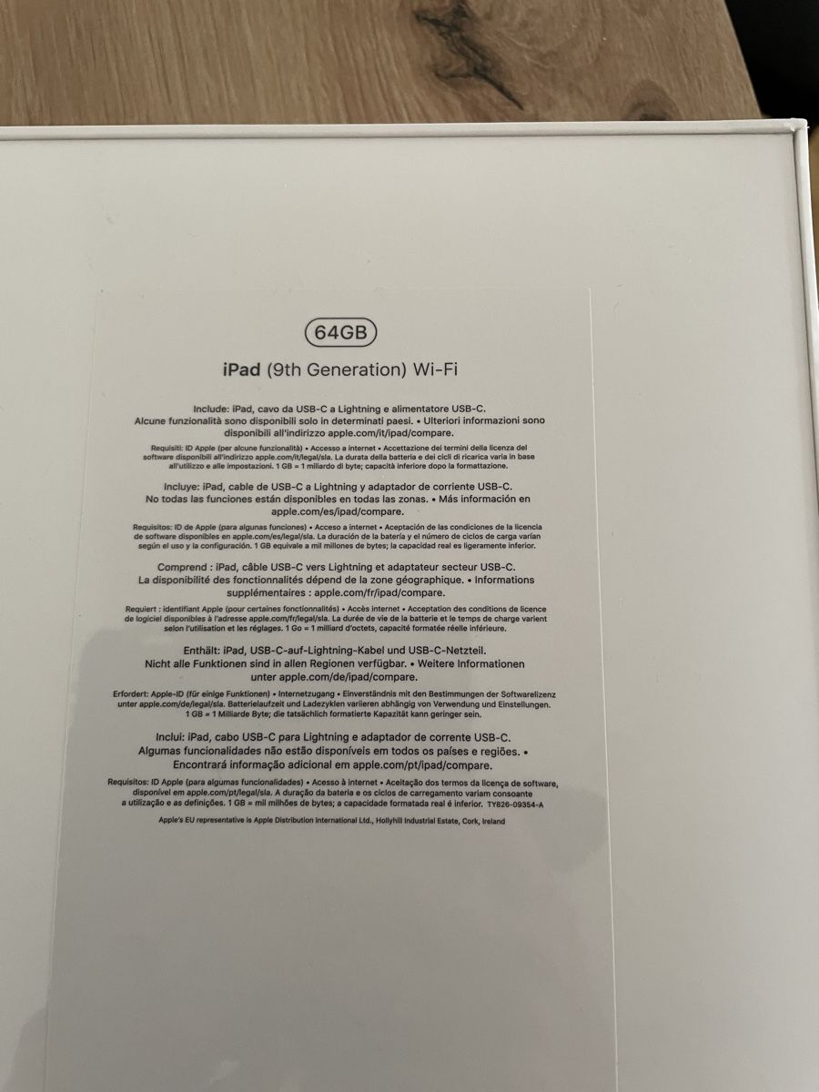 Apple Tablettes PC: iPad 9th Generation Original verpackt  – Neuf avec emballage d'origine à Altdorf UR par UR80 1