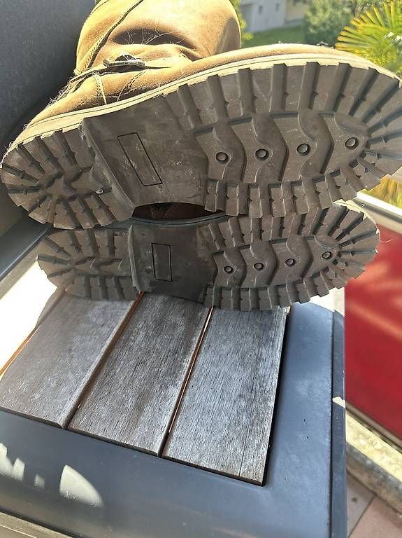 Herrenschuhe: Bottes de moto fourrées – Gebraucht aus Villeneuve VD von Franck73