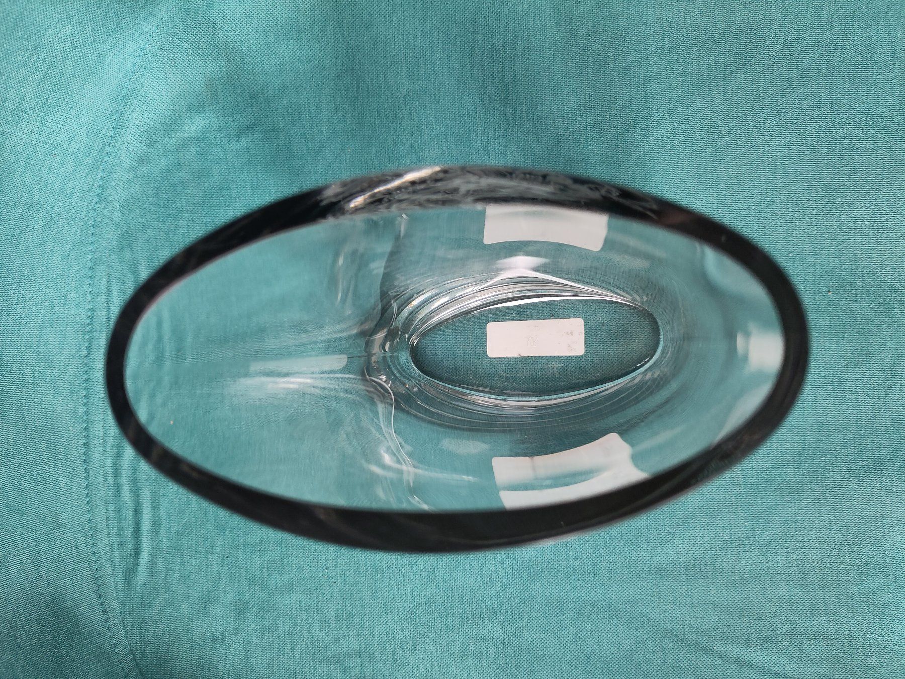 Vasi & Recipienti: Gravierte Glasvase mit Blumenmotiv – Usato da Meilen venduto da Glaussonauten 2