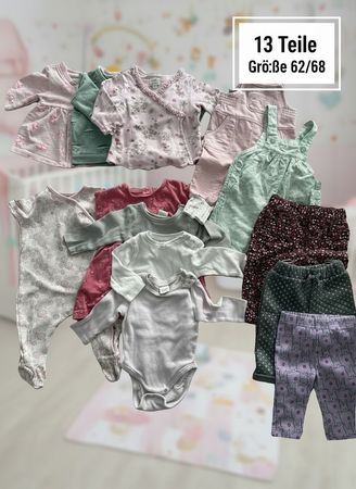 Baby Kleider Set Mädchen Gr. 62/68 13 Teile
