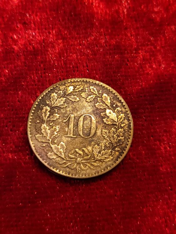 10 Rappen 1919 messing 2