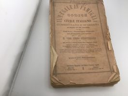 Code Civil Italien 1896.Rare-ouvrage juridique! 50