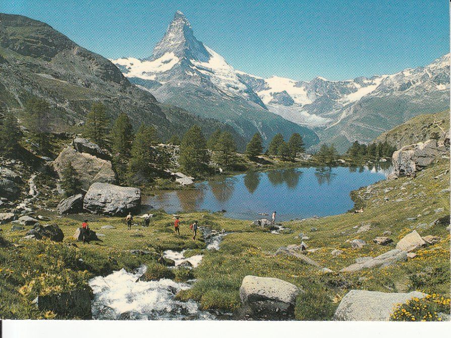 Ansichtskarten: Grindjisee ca. 1970 – Gebraucht aus Bürglen TG von StampGraf