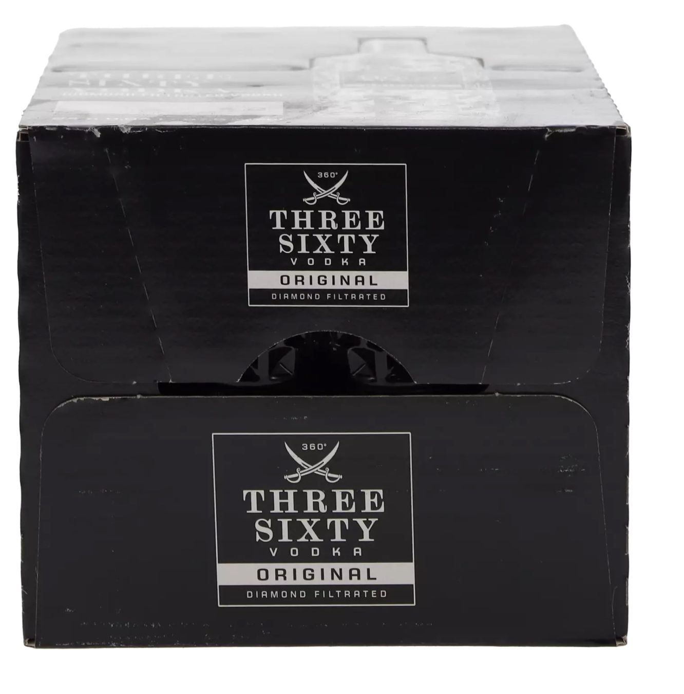 Spirituosen: 6 Fl. THREE SIXTY VODKA ORIGINAL Diamond filtrated – Neu und originalverpackt aus Bülach von StoreInShop.com