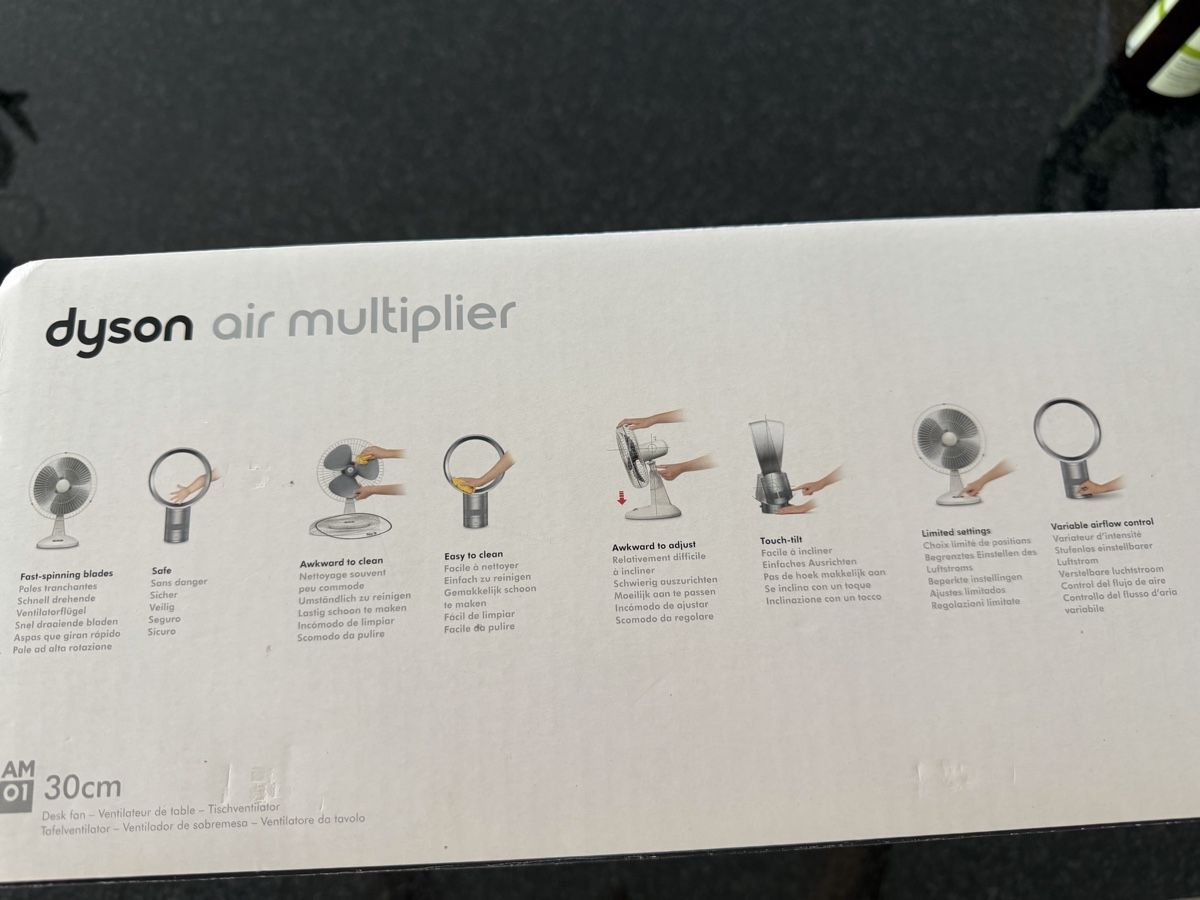 Dyson Ventilatori: DYSON Air Multiplier Tischventilator – Usato da Altendorf venduto da ma_am 2