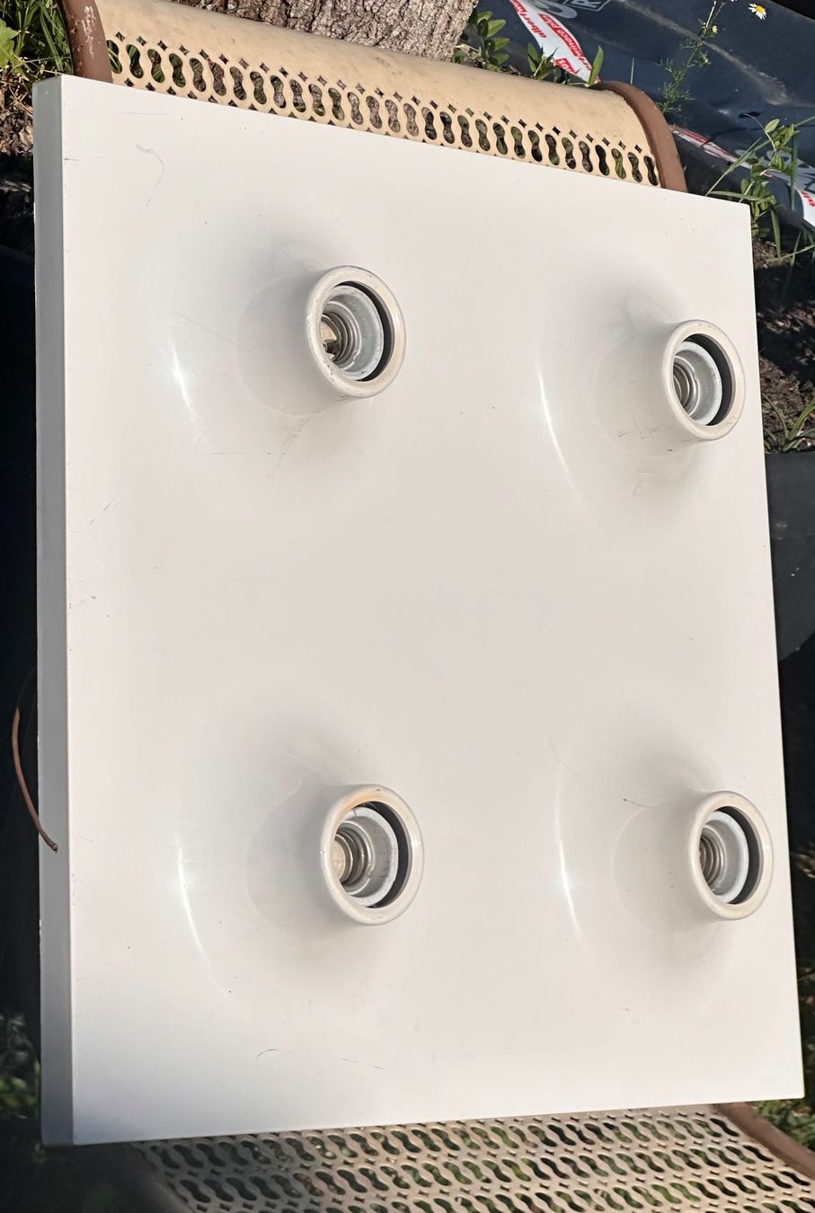 Lampadari & plafoniere: Deckenleuchte 4flammig Weiss - Retro Design - Vintage Lic... – Usato da Otelfingen venduto da Yossi-68 1