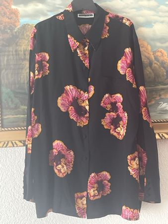 Damen Seidenbluse💯Adele Palmer  Gereinigt Gr14/L,Neuwer