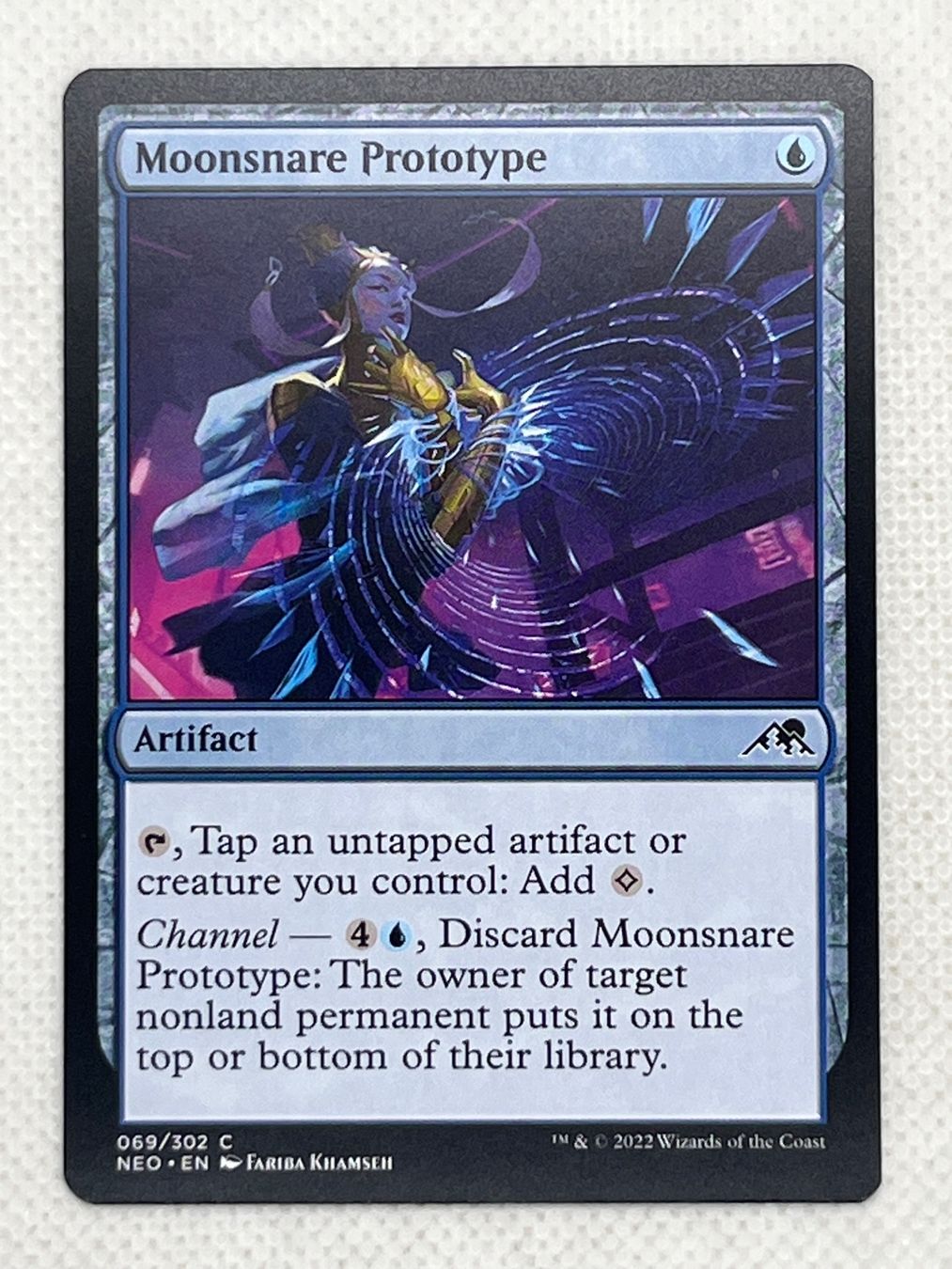 Magic The Gathering Sammelbilder & Trading cards: MTG Moonsnare Prototype NEO 069 Englisch Common – Gebraucht aus Hinterkappelen von Kim1992