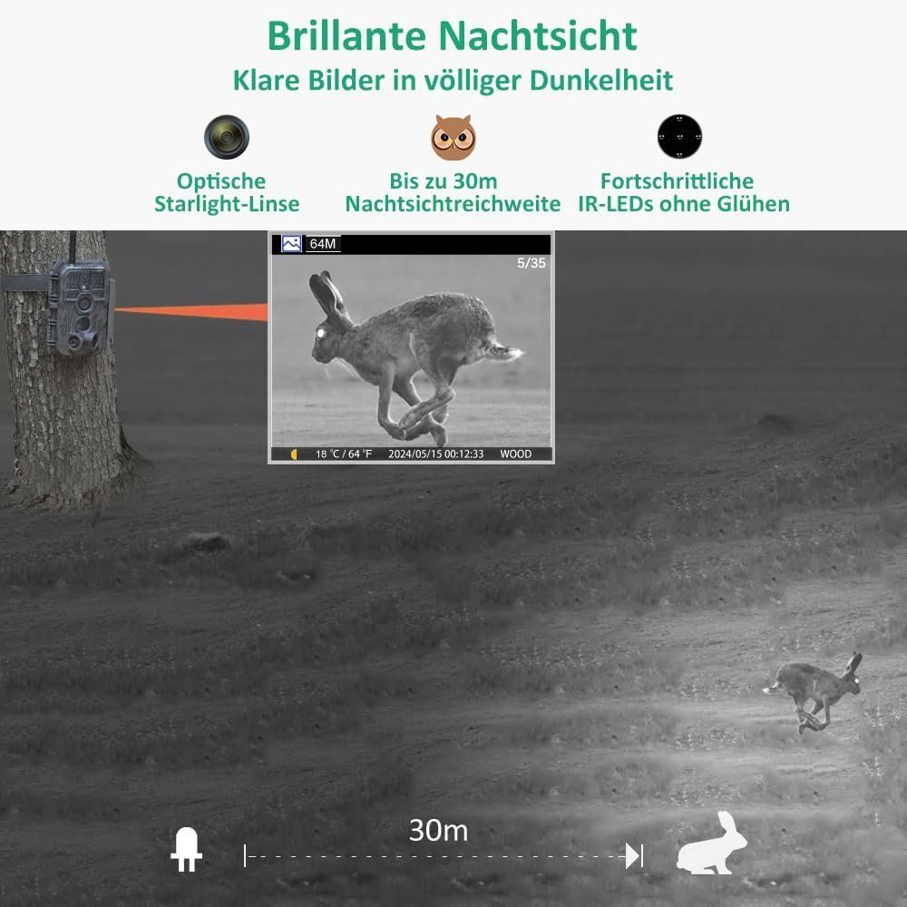 Videocamere: Wildkamera E8 WLAN 64MP 1296P – Nuovo e nell'imballaggio originale da Schaffhausen venduto da smarastore 5