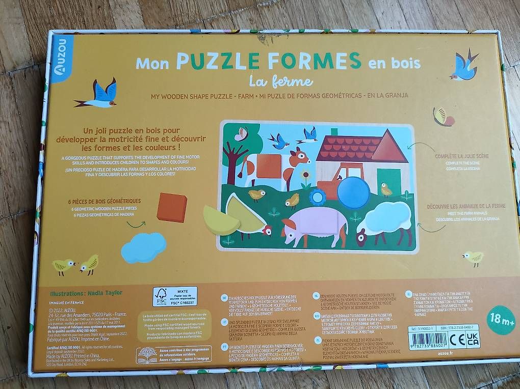 Puzzle: Formenpuzzle aus Holz – Usato da Brienz BE venduto da fan_13 2