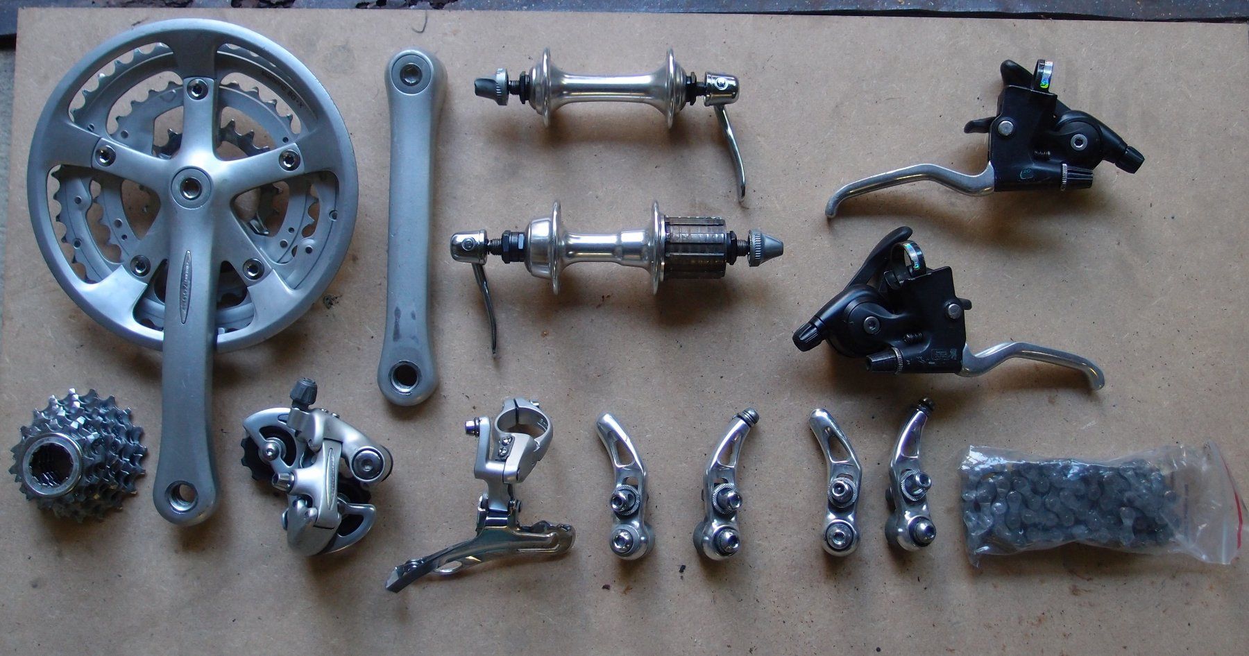 Pezzi di ricambio: Schaltgruppe Shimano 700 CX Groupset – Usato da Wabern venduto da fsba