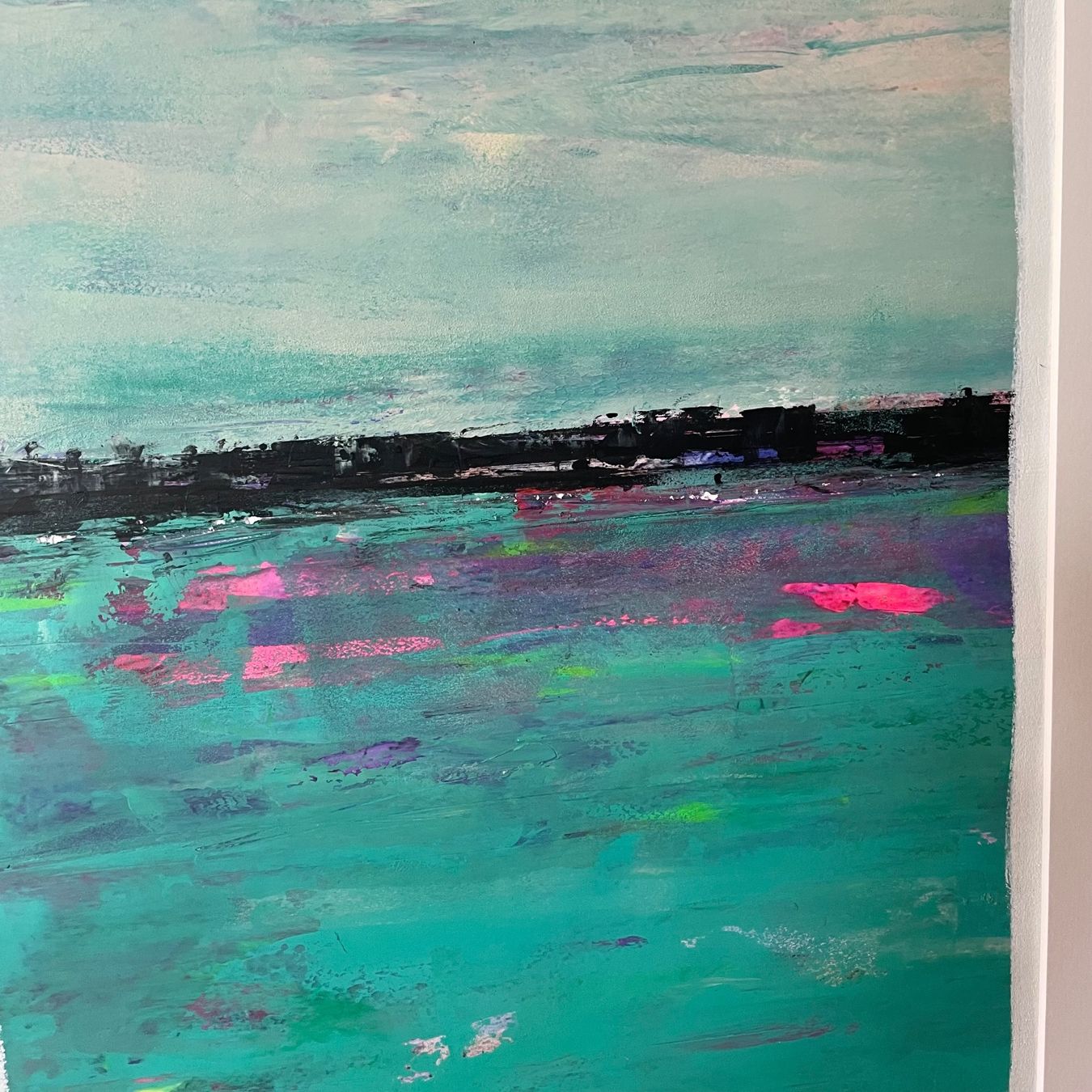 Dipinti: Florida Keys Abstrakte Kunst Modern Expressionismus Küste – Nuovo (secondo la descrizione) da St. Niklausen LU venduto da Stefan_Bammert_Art 1