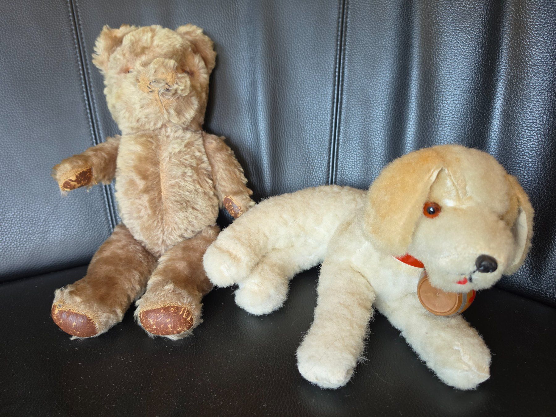 Giocattoli: Peluches vintage ours et chien – Usato da Bulle venduto da bubulle243