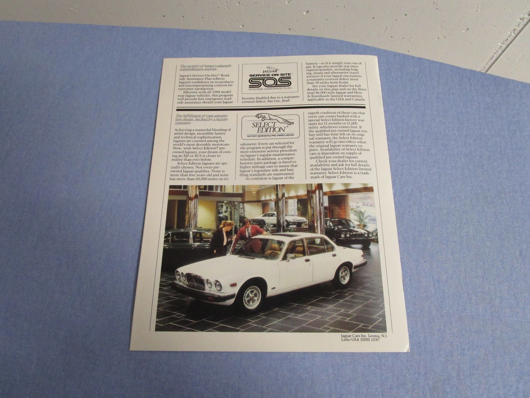 Jaguar Dokumente: Jaguar USA Prospekt (1987) – Gebraucht aus Bachenbuelach von pat_mnk5 3
