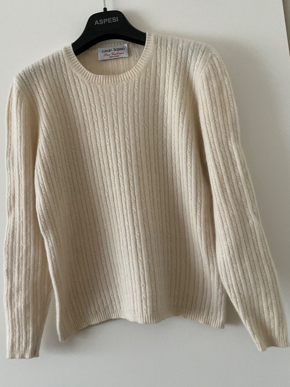 Pullover & Sweatshirts: Gran Sasso 100% Kaschmir Pullover Gr S/M it 44 ecrue – Gebraucht aus Urdorf von alda02 3