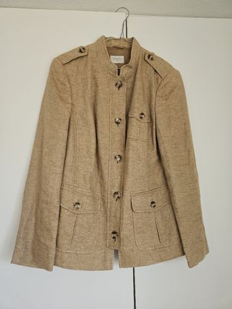 AYGILL'S Jacke Damen Grösse 42 beige 100% Leinen