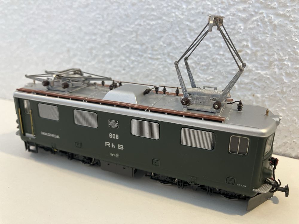 Bemo Modelleisenbahnen: Bemo / HOm / Locomotive RhB Ge 4/4 I 608 (DC, analogique) – Gebraucht aus Genève von frespo