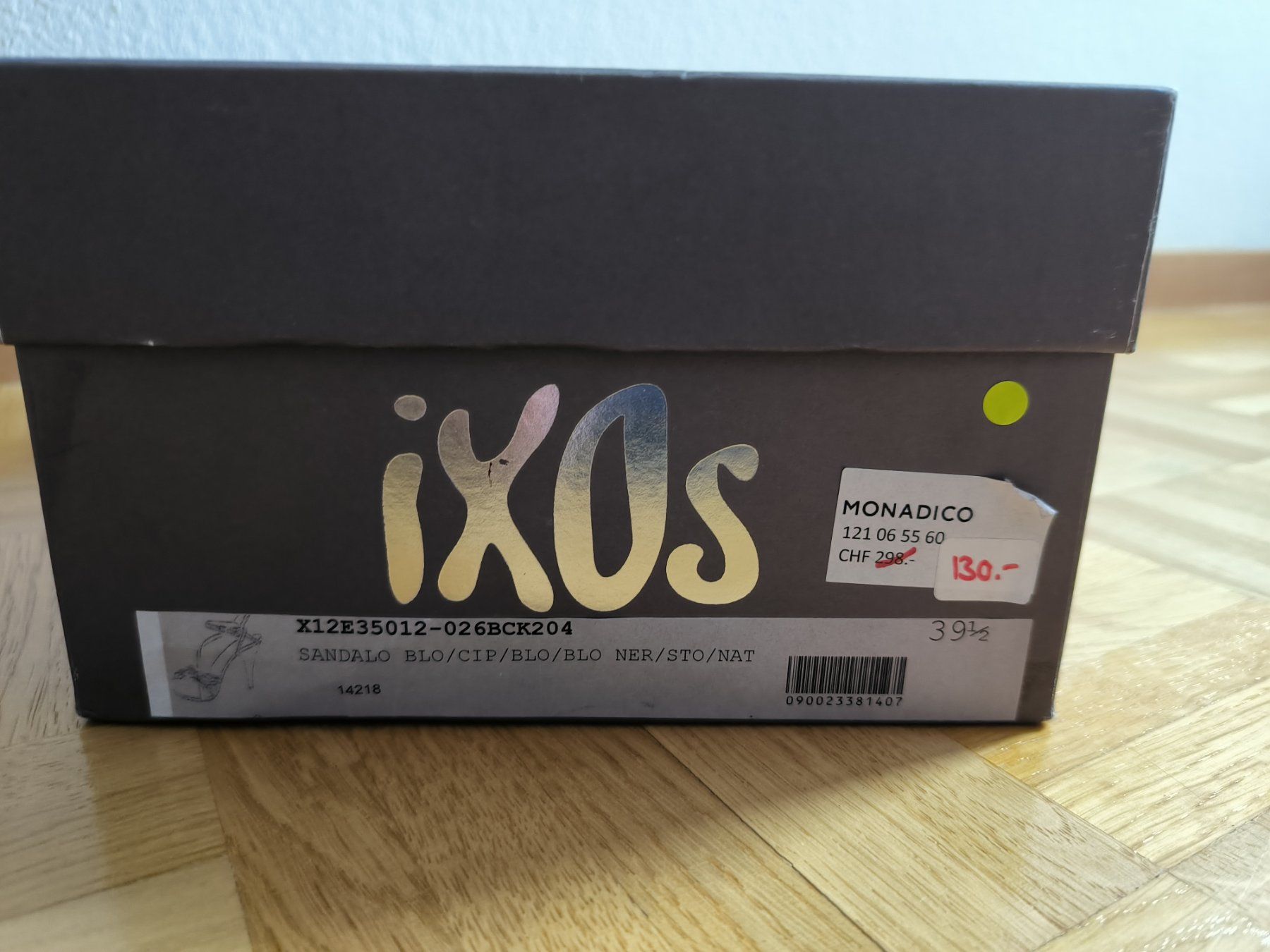Scarpe da donna: IXOS Design-Sandalen - 39.5 - in Flecht-Optik // Echtleder – Nuovo (secondo la descrizione) da Thalwil venduto da VitaMini 5