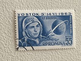 Cosmo und Space Theme Briefmarke