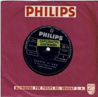 Johnny Hallyday - 45T. Interdit à la vente - Uruguay