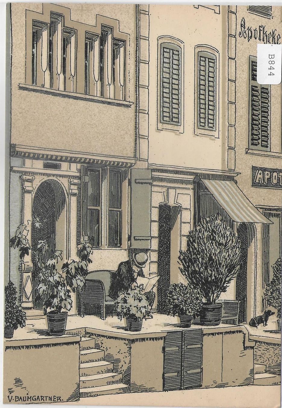 Cartoline postali: Carte Mono - Schweizerischer Presstag – Usato da Ettingen venduto da Kartenplanet