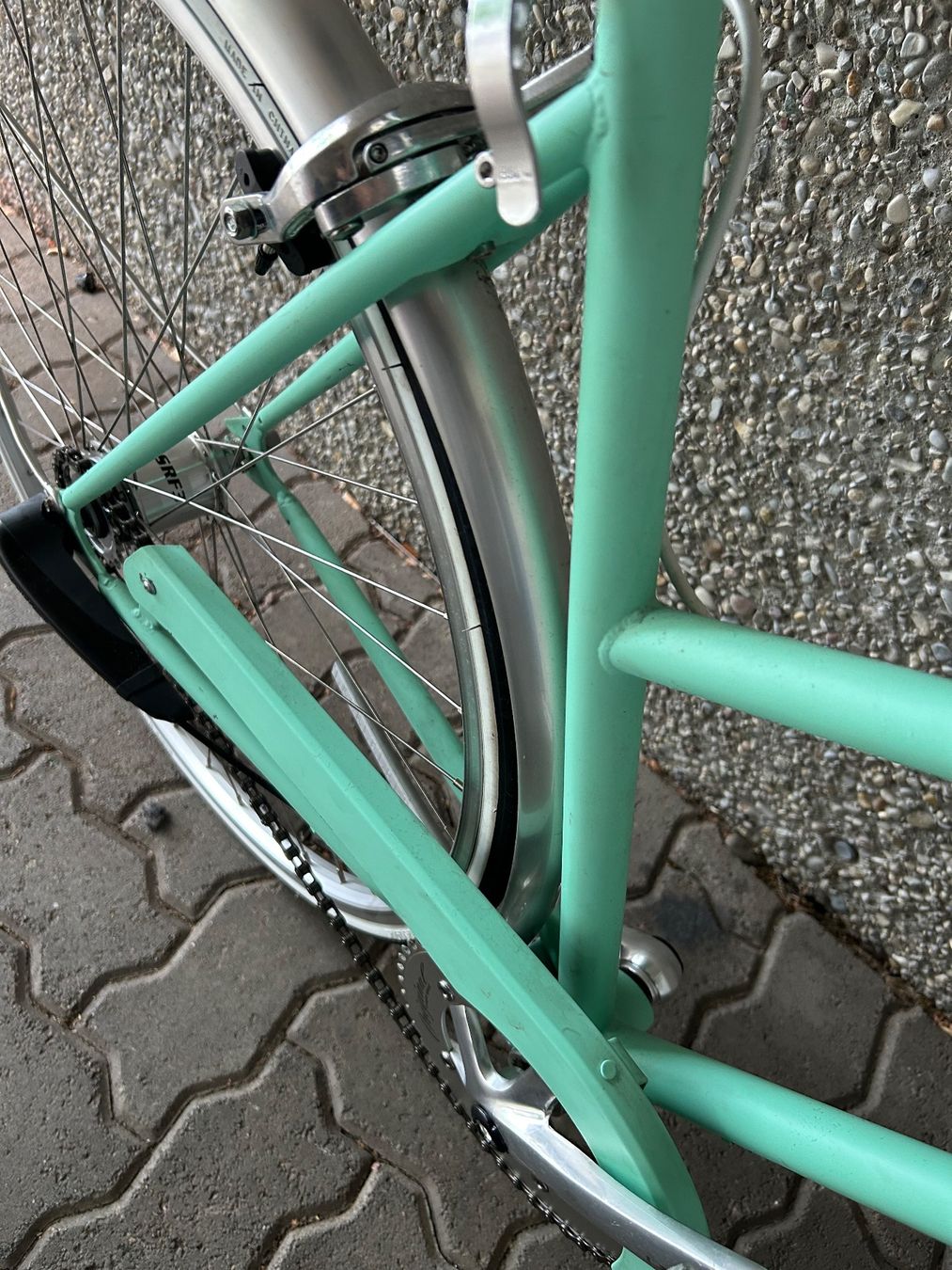Siech Biciclette: Siech Damen City Bike mit Korb – Usato da Adlikon b.Regensdf venduto da usado 2