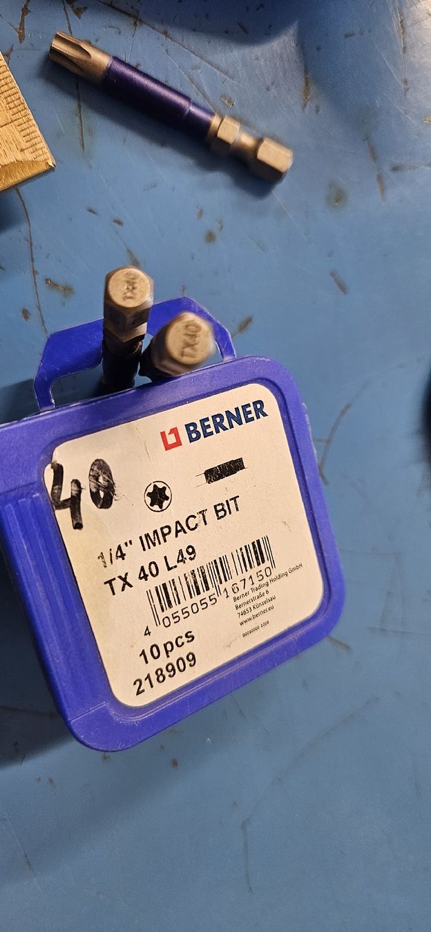 Berner Trapani: BERNER TX 40 L49 1/4" Impact Bits (5 Stk.)  – Nuovo (secondo la descrizione) da Baar venduto da Vel...Baar45 1
