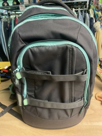 Satch Schulrucksack, Top Zustand, Grau/Türkis, Neuwertig!