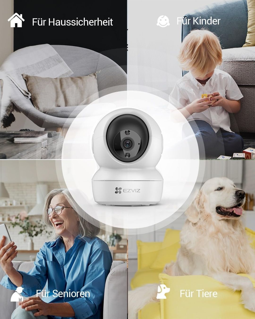 Sistemi d'allarme: WLAN IP Überwachungskamera – Nuovo e nell'imballaggio originale da Nuglar venduto da SaleRitter 9