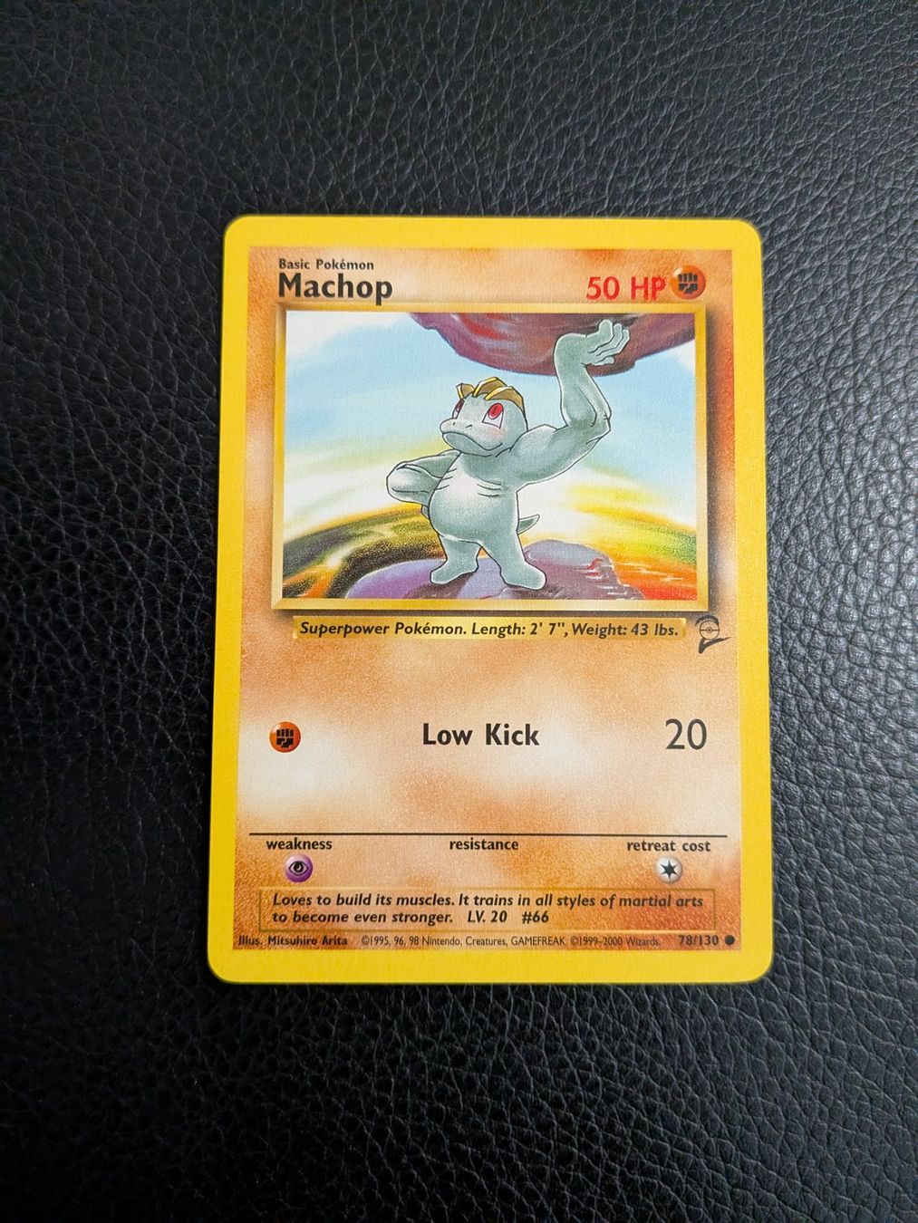 Pokémon Carte collezionabili: Base Set 2 Machop 78/130 Ab 1 – Usato da Paradiso venduto da Pkmn10