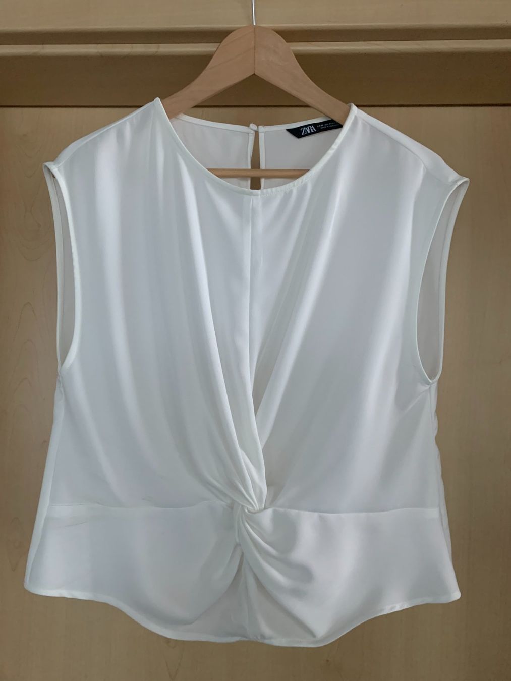 Zara Camicette: Damenbluse weiss Eur M – Nuovo (secondo la descrizione) da Azmoos venduto da Verwir64