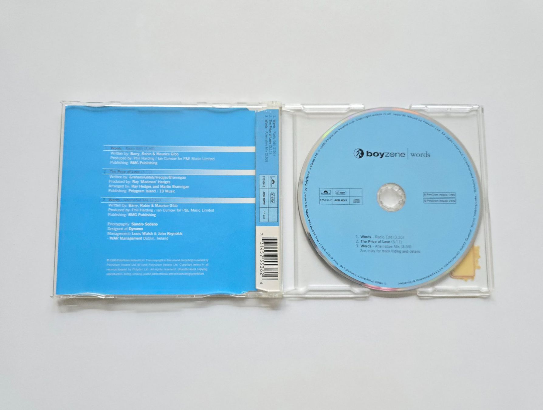 CD: CD Boyzone - Words – Usato da Dättlikon venduto da Wundertuete_ 1