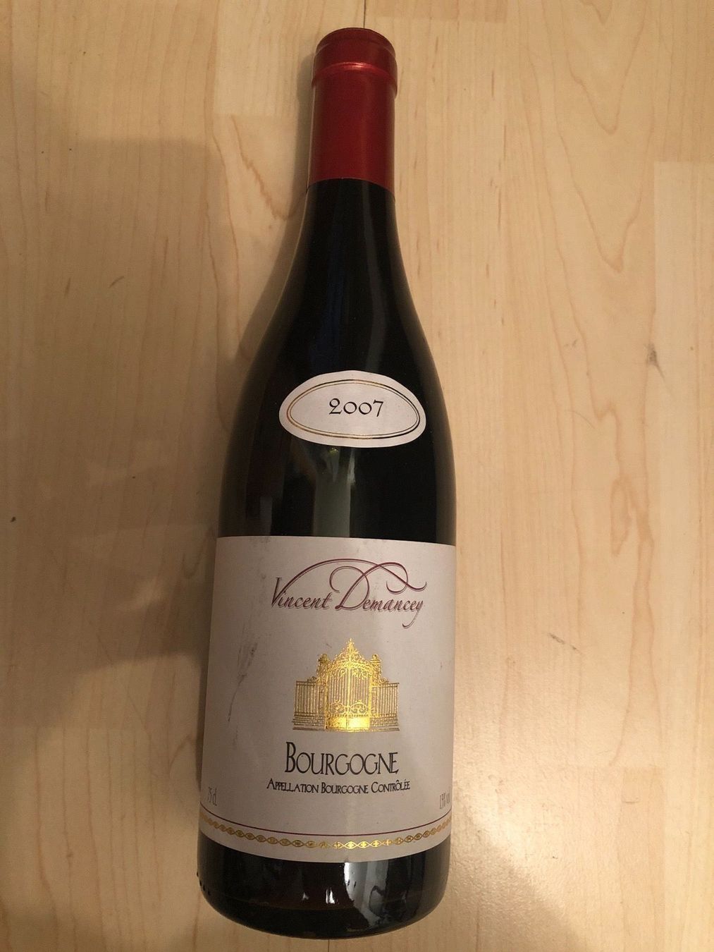 Wein: Vincent Demancey Bourgogne 2007 – Neu (gemäss Beschreibung) aus Wald ZH von mlnt 2