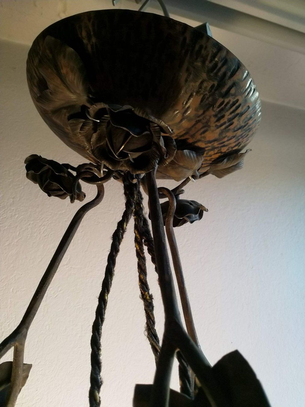 Müller Lampadari & plafoniere: Muller Freres Art Nouveau Leuchter – Difettoso da stettlen venduto da VintageBern_ch 9