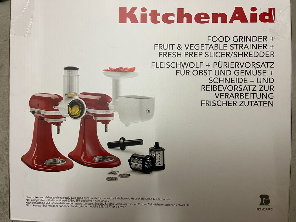 KitchenAid - Zubehör-Set (5KSM2FPPC) (Neu und originalverpackt) in ...