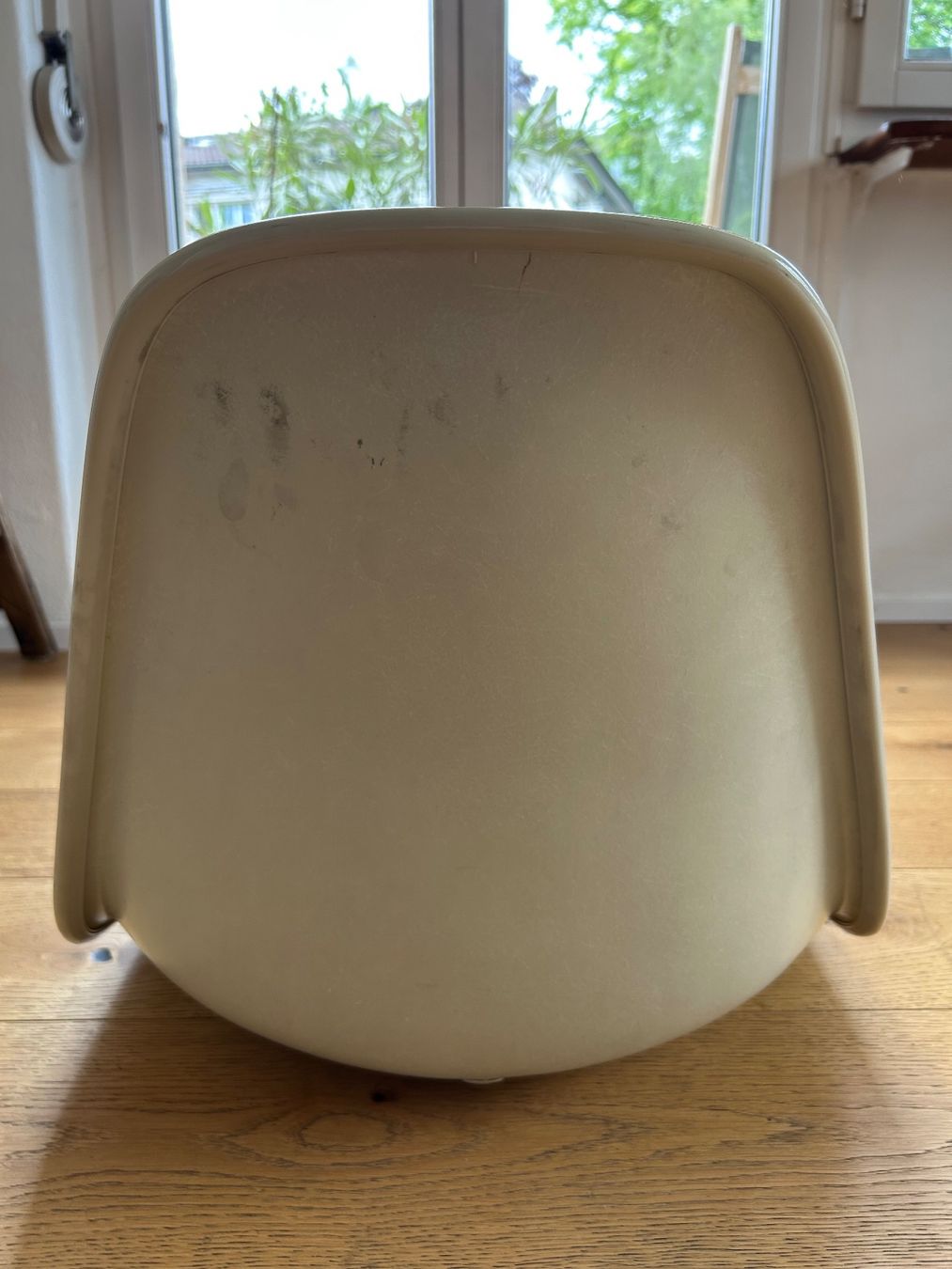 Eames Sedie: Eames Fiberglas Schale mit Hopsack – Difettoso da Zürich venduto da Lp_bn 1