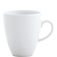 KAFFEE/TEE-TASSEN  POT  weiss, gross, 4 cl (gesamt 6 Stk.)
