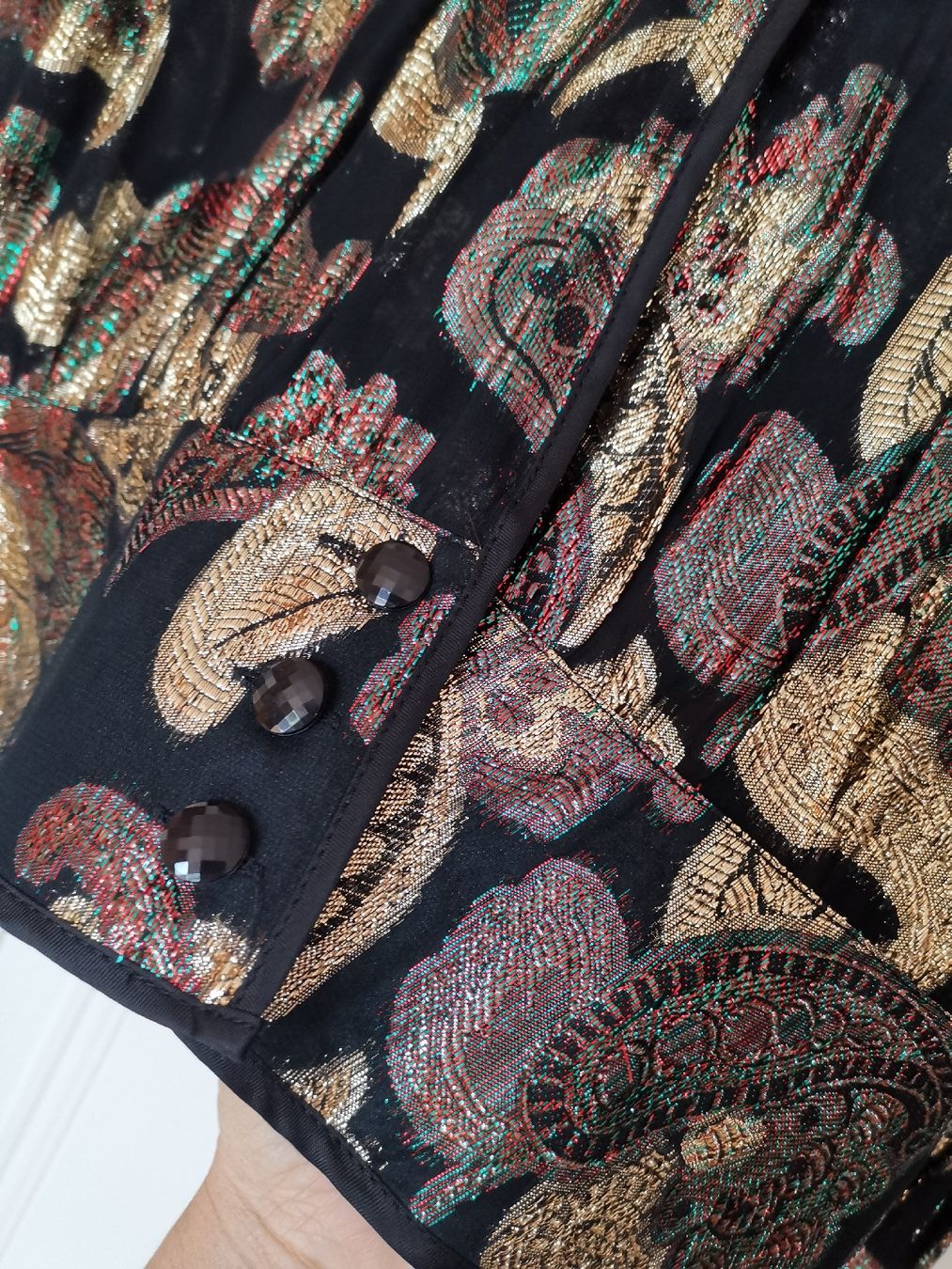 Camicette: Vintage Glitzer Blusen Jäckli  – Usato da Uerikon venduto da pink_flamingo 1