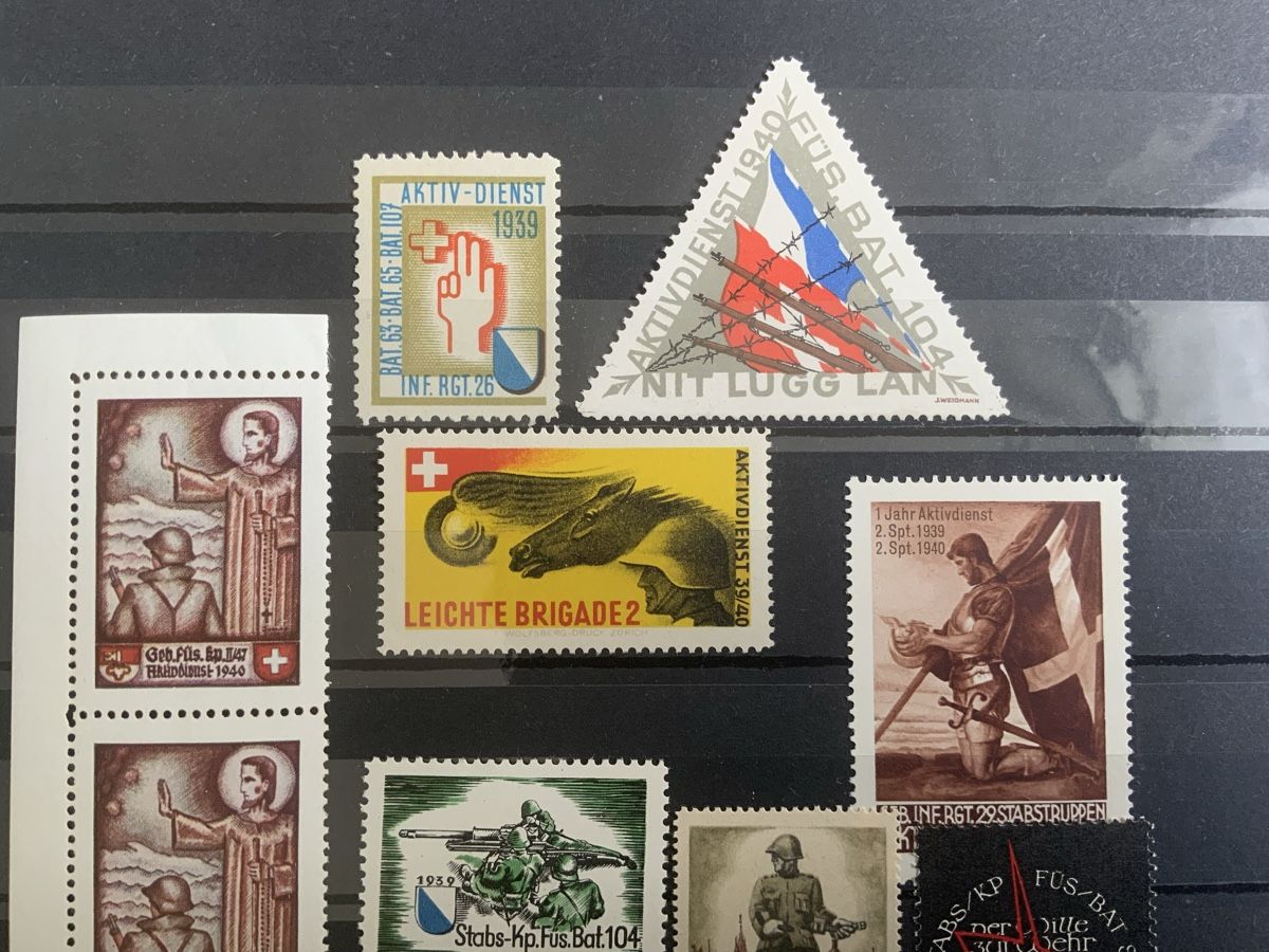 Tous les timbres: Soldatenmarken – Neuf (Voir description) à Binningen par chr_cr5n 1