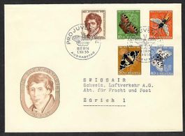 1955, J158-162, Serie auf illustriertem FDC (15941)