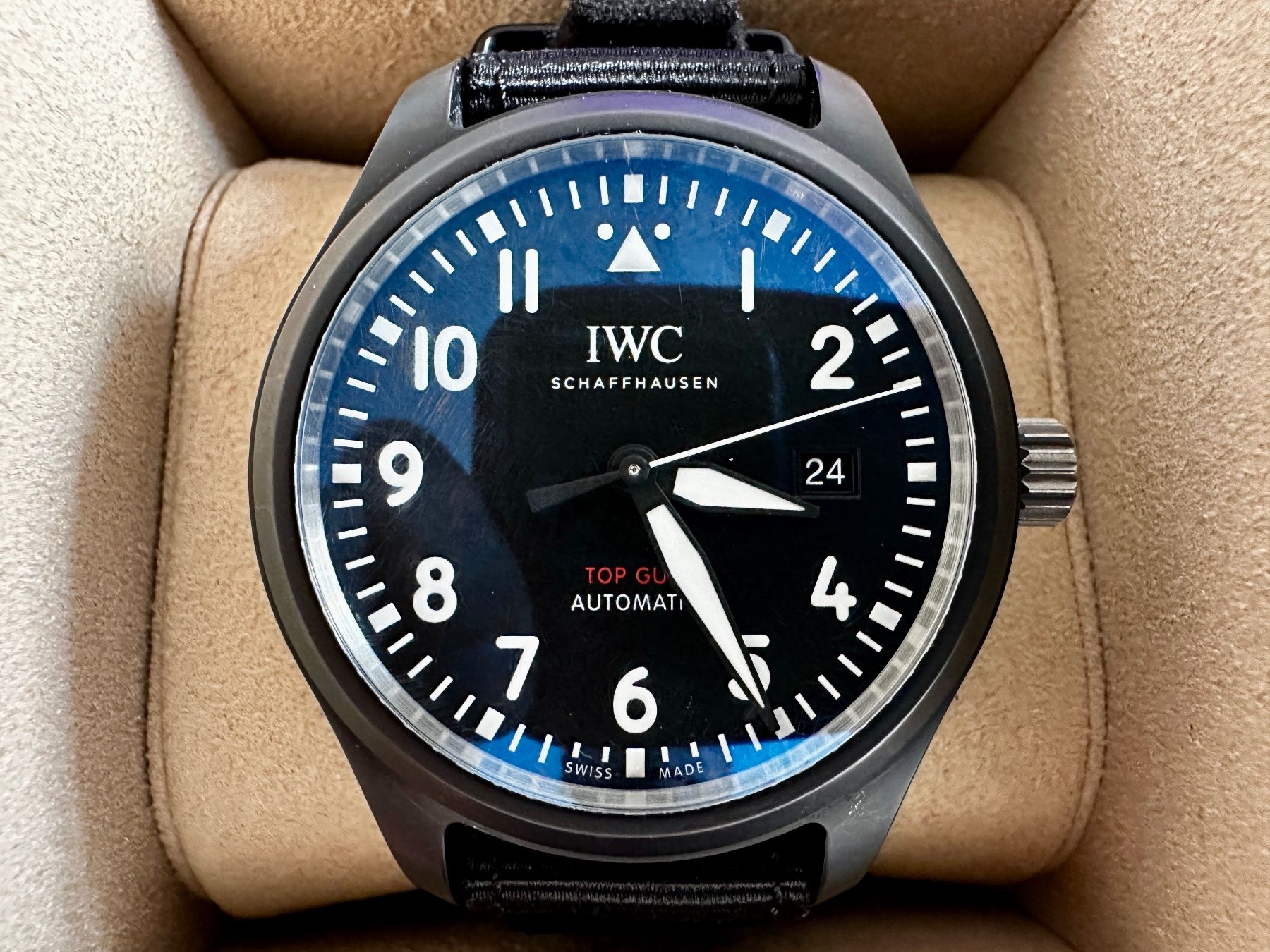 IWC Orologi: IWC Pilot Top Gun Pilot Ceramic IW326901 Full-Set – Nuovo (secondo la descrizione) da Matten b. Interlaken venduto da cour13 1
