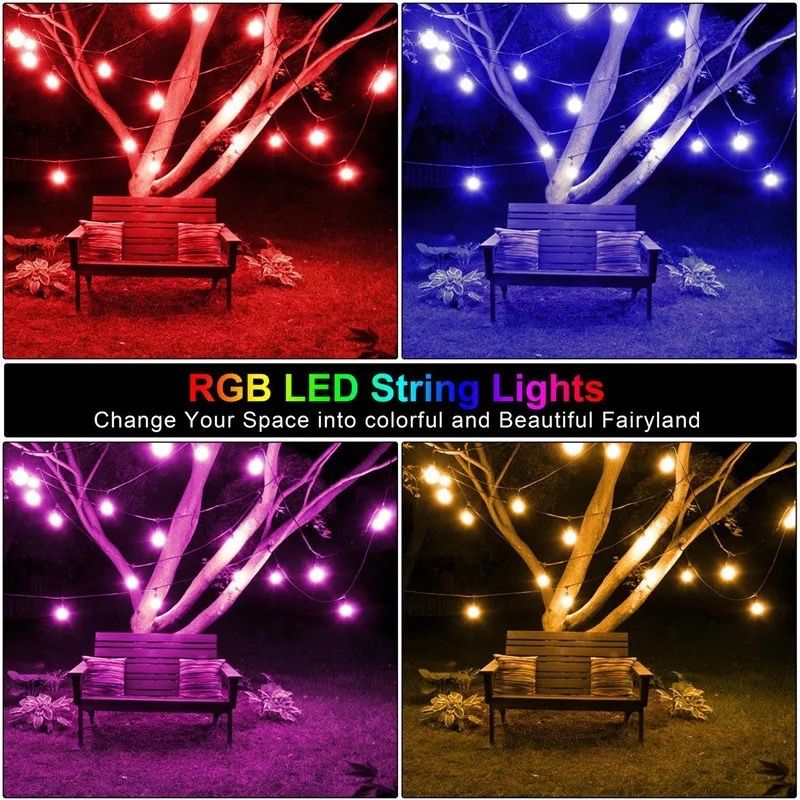 Ghirlande e barre luminose: LED Lichterkette / 15 Meter /RGB – Usato da Oberuzwil venduto da MusicMinimax 2