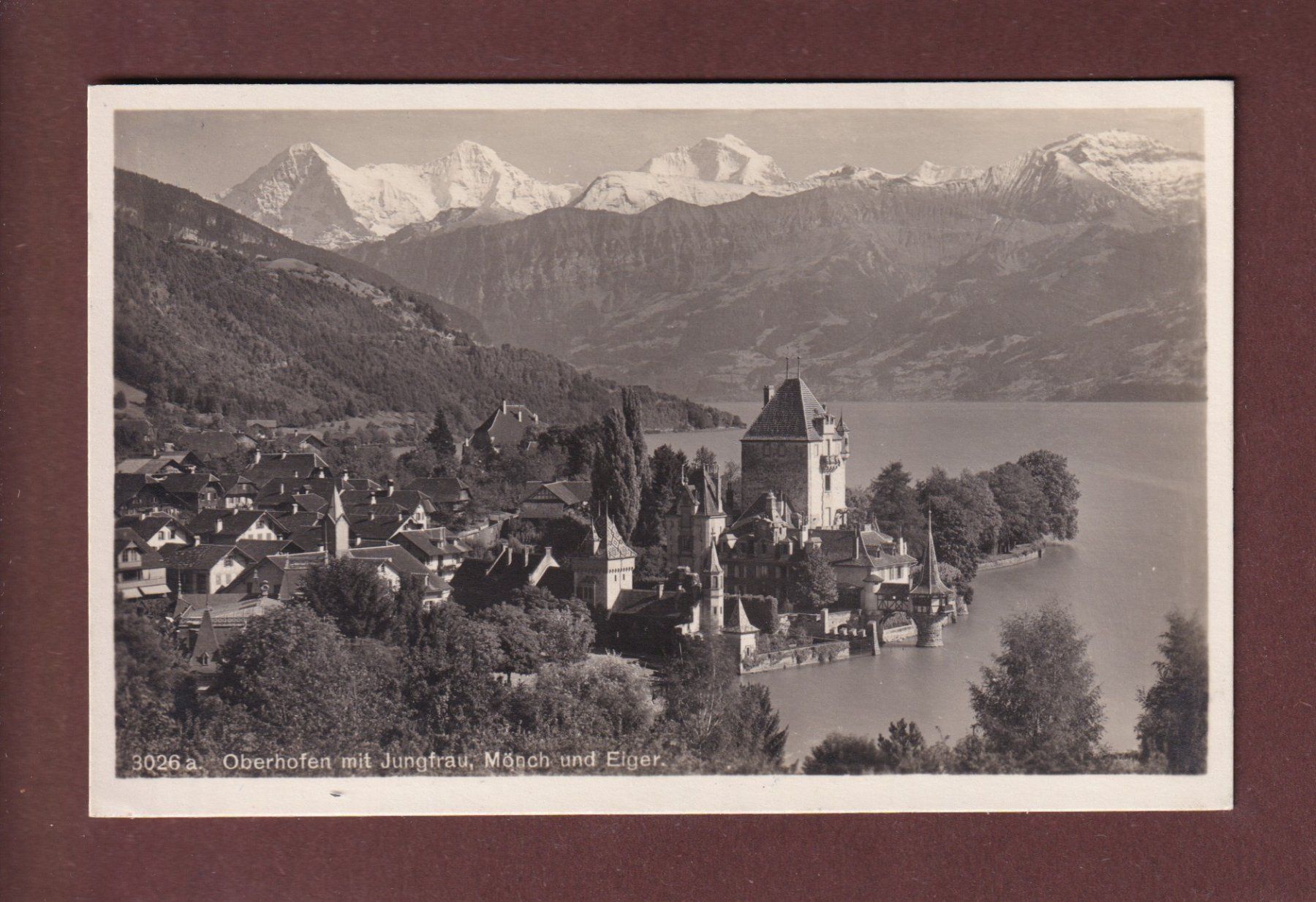 Cartoline postali: OBERHOFEN - Schloss - 1925 – Usato da Pully venduto da nicecards-shop