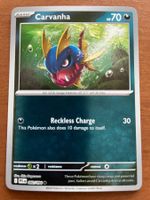Pokemon Carvanha Reverse (Versand gratis)