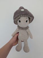 Amigurumi Pilzmännchen beige braun ca. 36cm