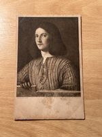 Alte Postkarte Andrea Solario Portrait um 1900 selten