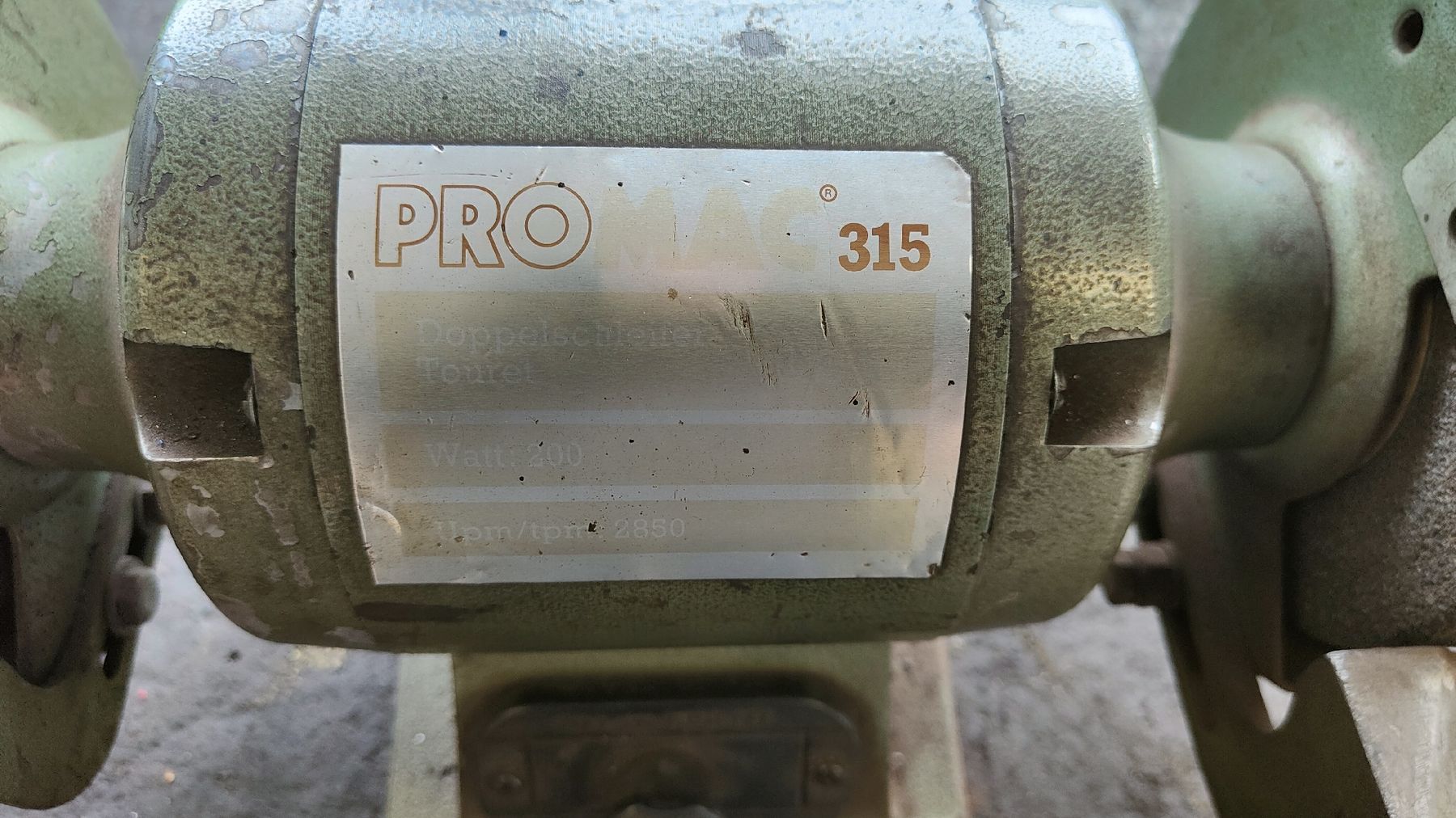 Promac Smerigliatrici & Lucidatrici: Doppelschleifer Pro Mac 315 – Usato da Neuheim venduto da Goere 1